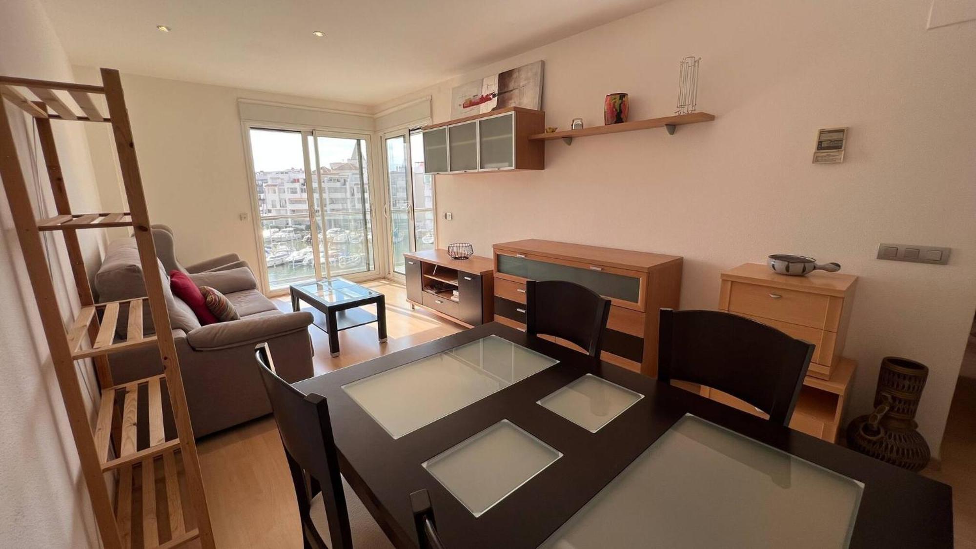 Apartamento Precioso Piso Con Vista Al Canal Y Piscina En Rosas